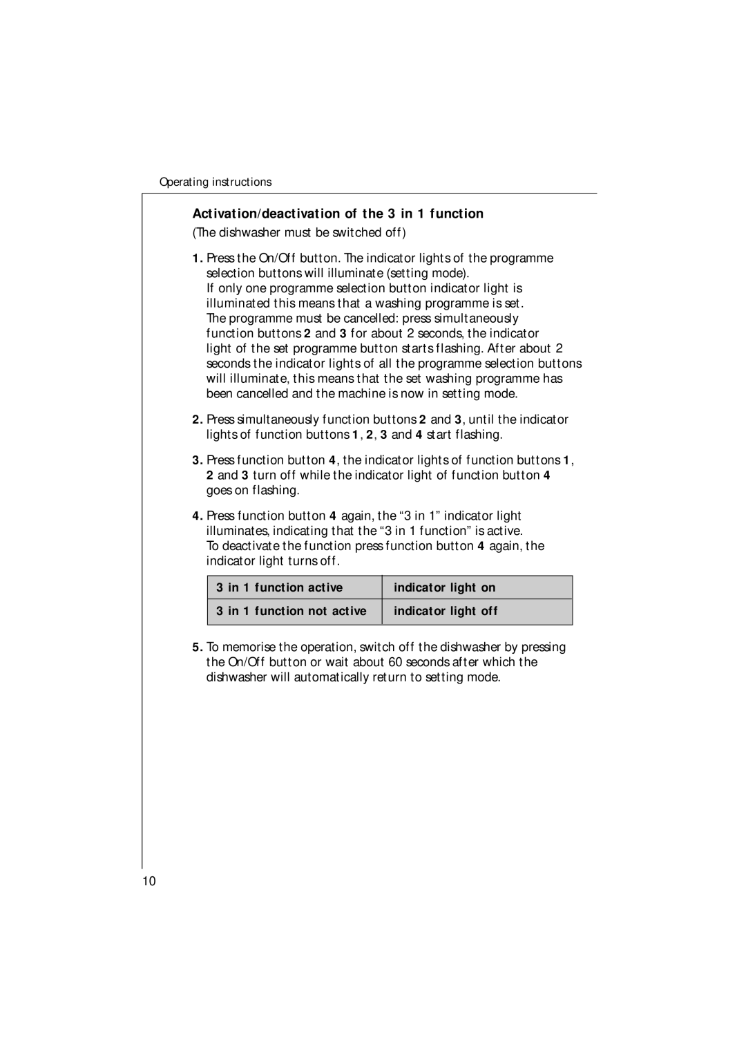 Electrolux 54750 manual 