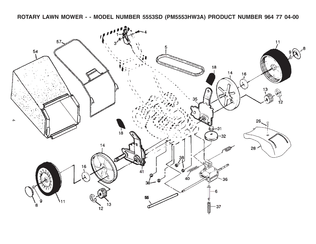 Electrolux 5553SD (PM5553HW3A) manual 