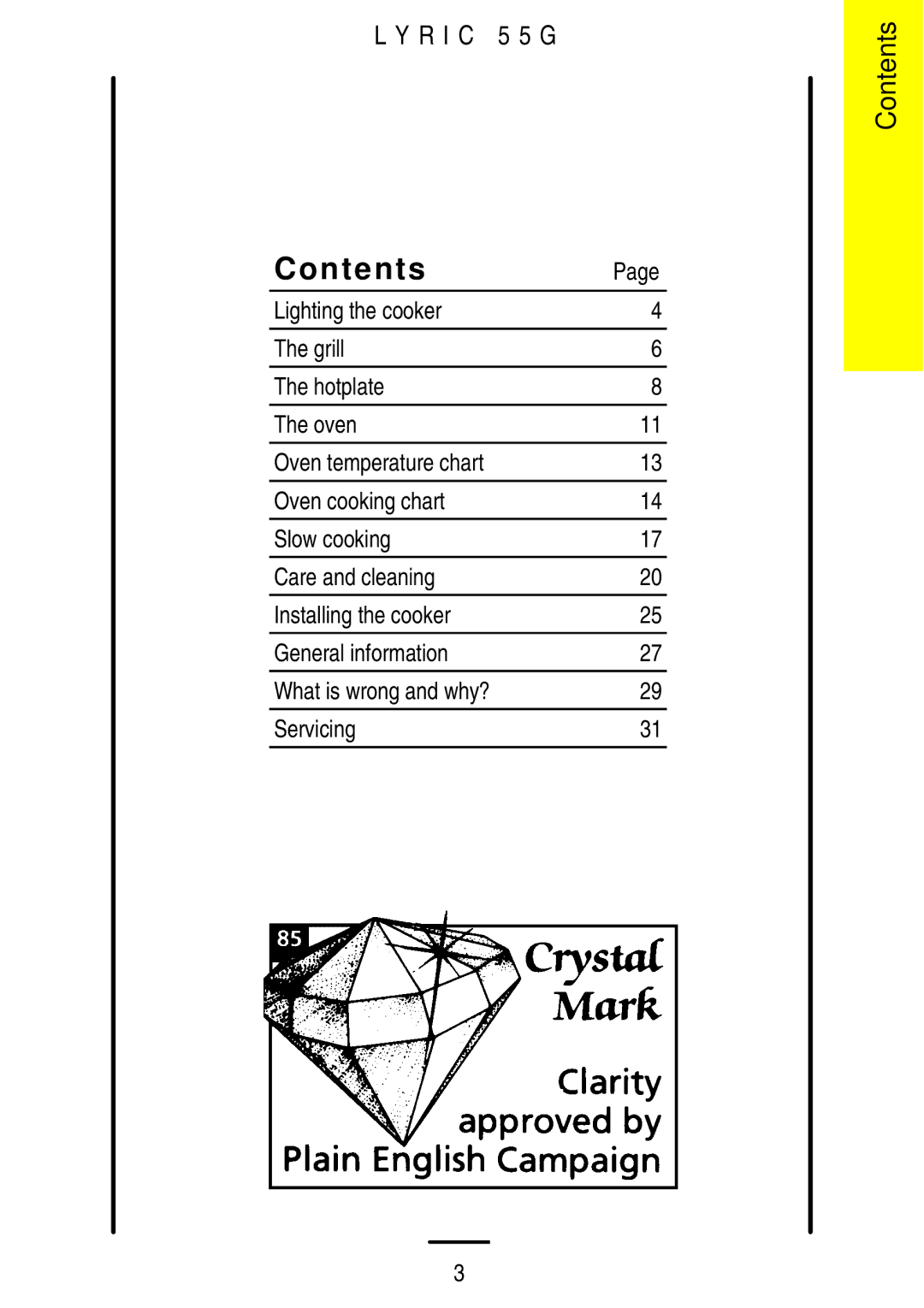 Electrolux 55G manual Contents 