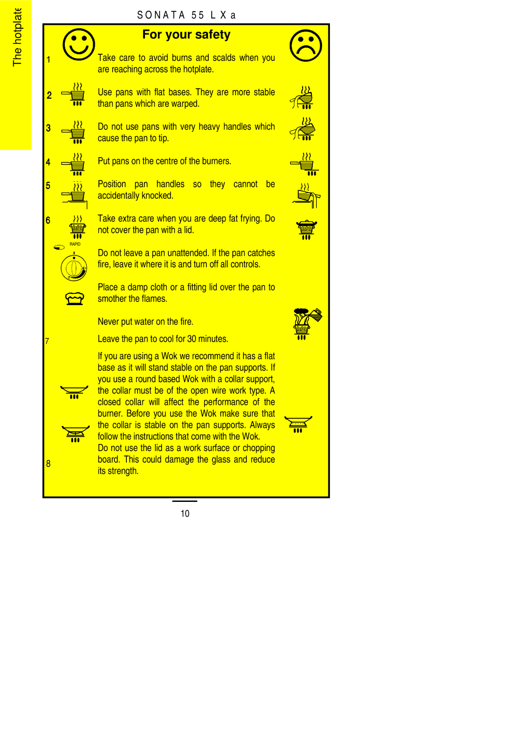 Electrolux 55LXa installation instructions Rapid 