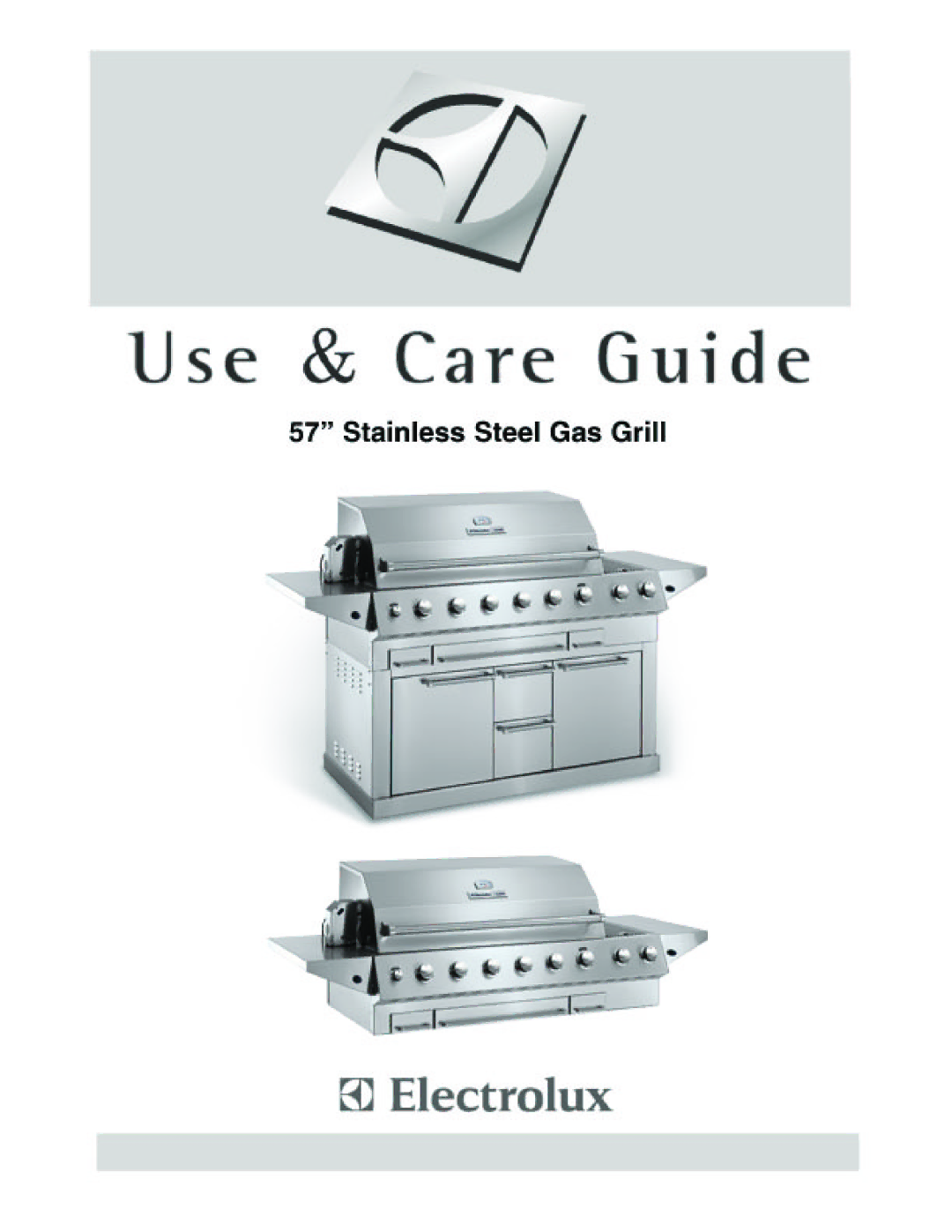 Electrolux 57 Gas Grill manual 