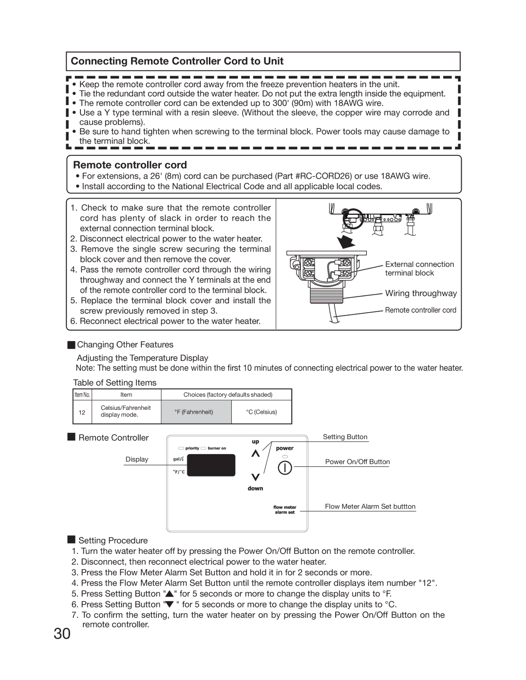 Electrolux 5995615357 installation manual Connecting Remote Controller Cord to Unit, Remote controller cord 