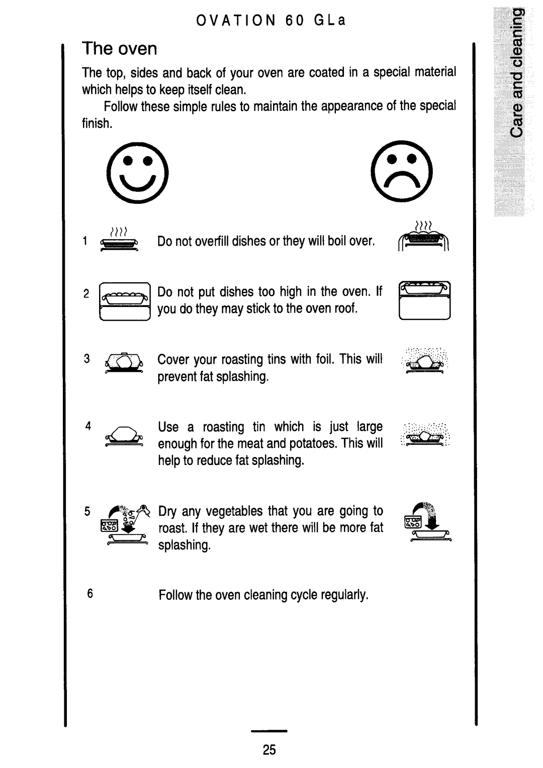 Electrolux 60 GLa manual 