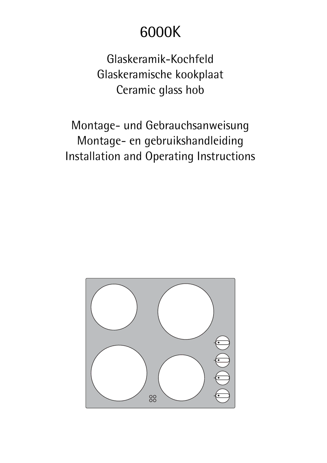 Electrolux 6000K manual 