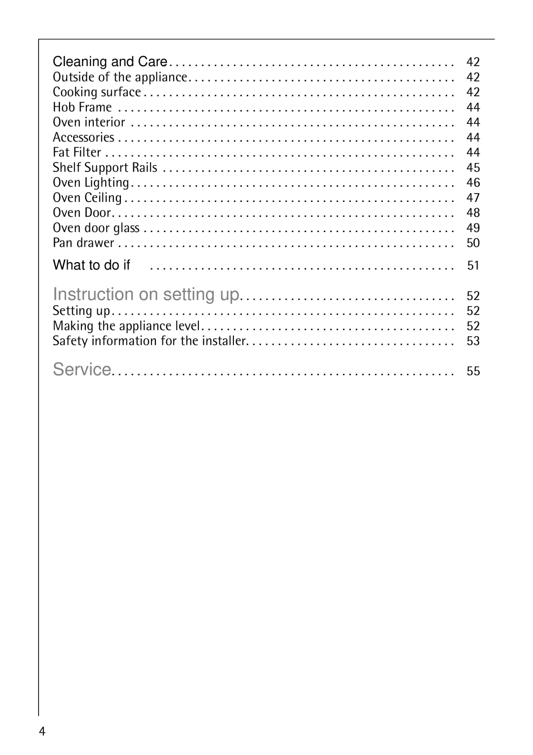 Electrolux 61016VI operating instructions What to do if … 