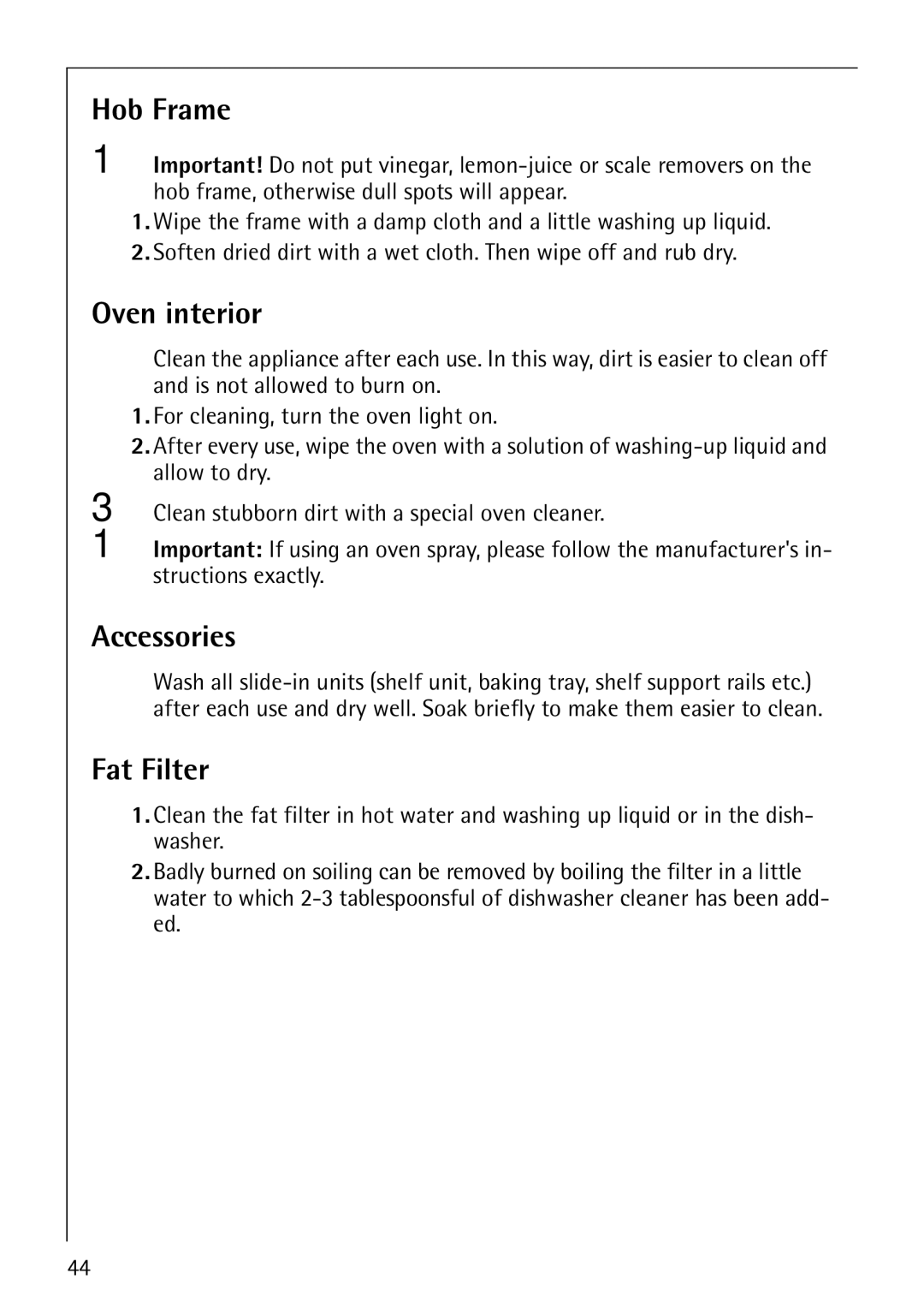 Electrolux 61016VI operating instructions 