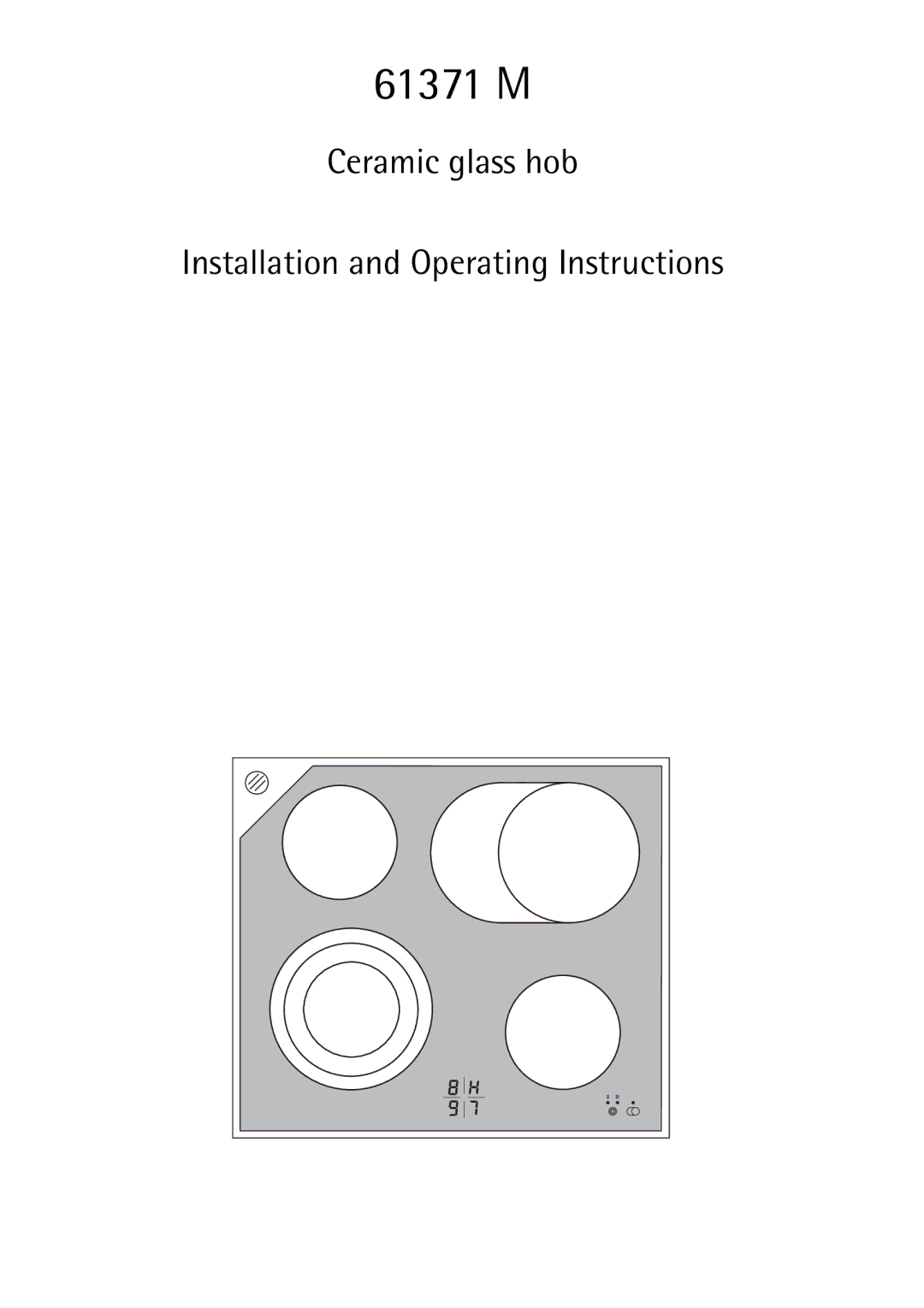 Electrolux 6204 operating instructions 61371 M 