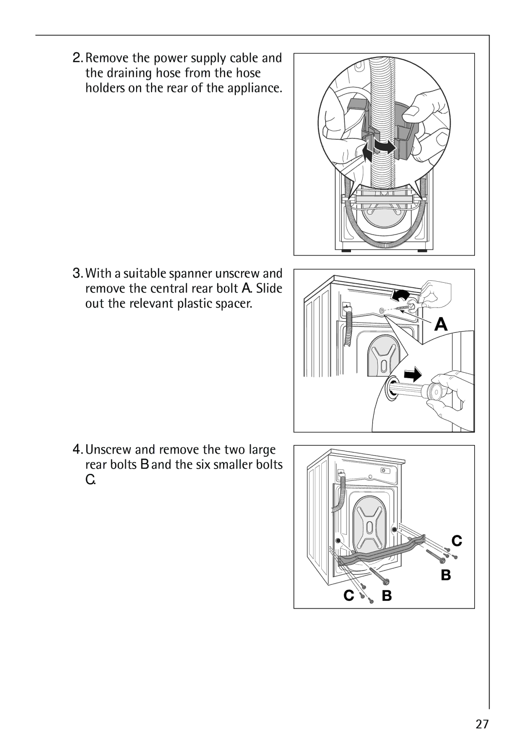 Electrolux 62825 manual 