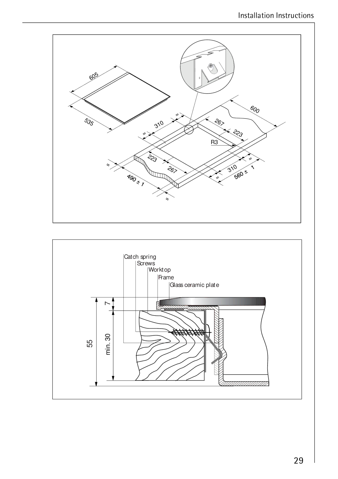 Electrolux 65300KF-an operating instructions 600 