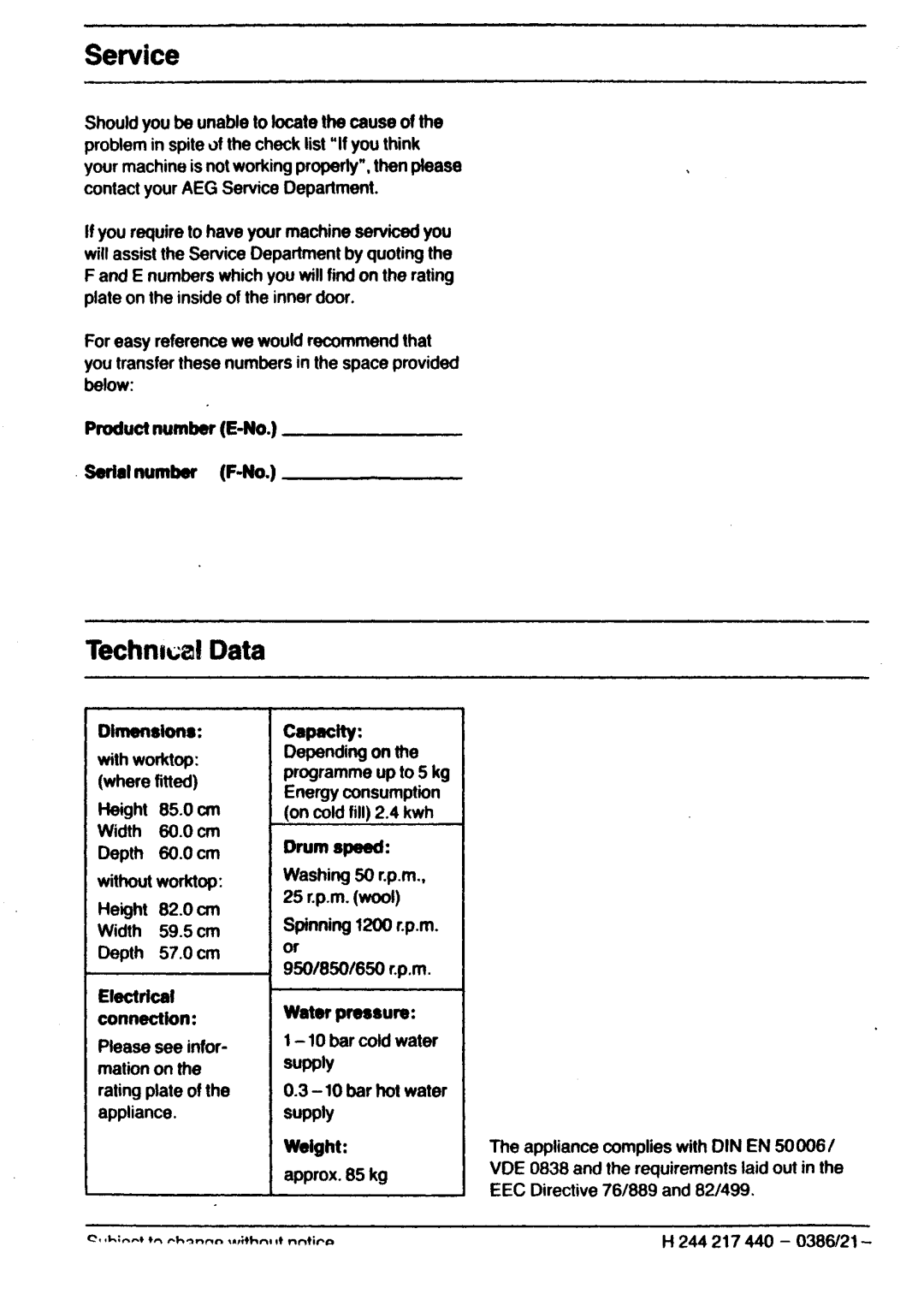 Electrolux 661 manual 