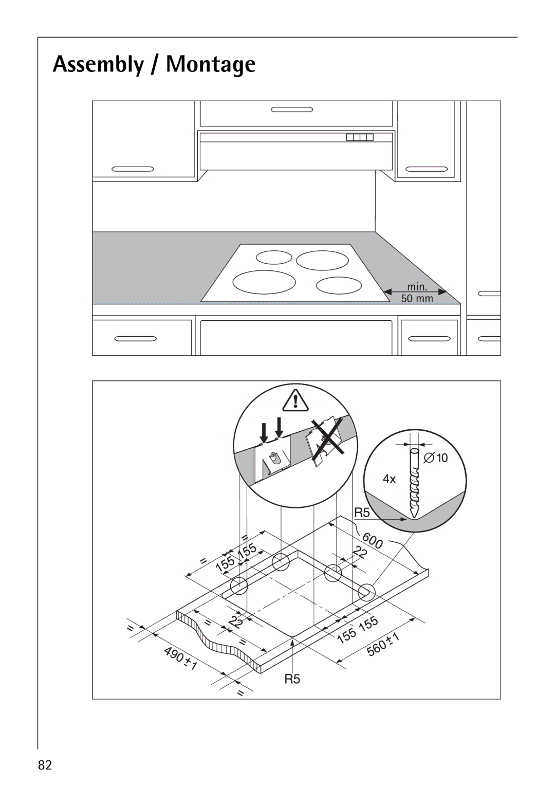 Electrolux 66301K-MN manual Assembly / Montage 