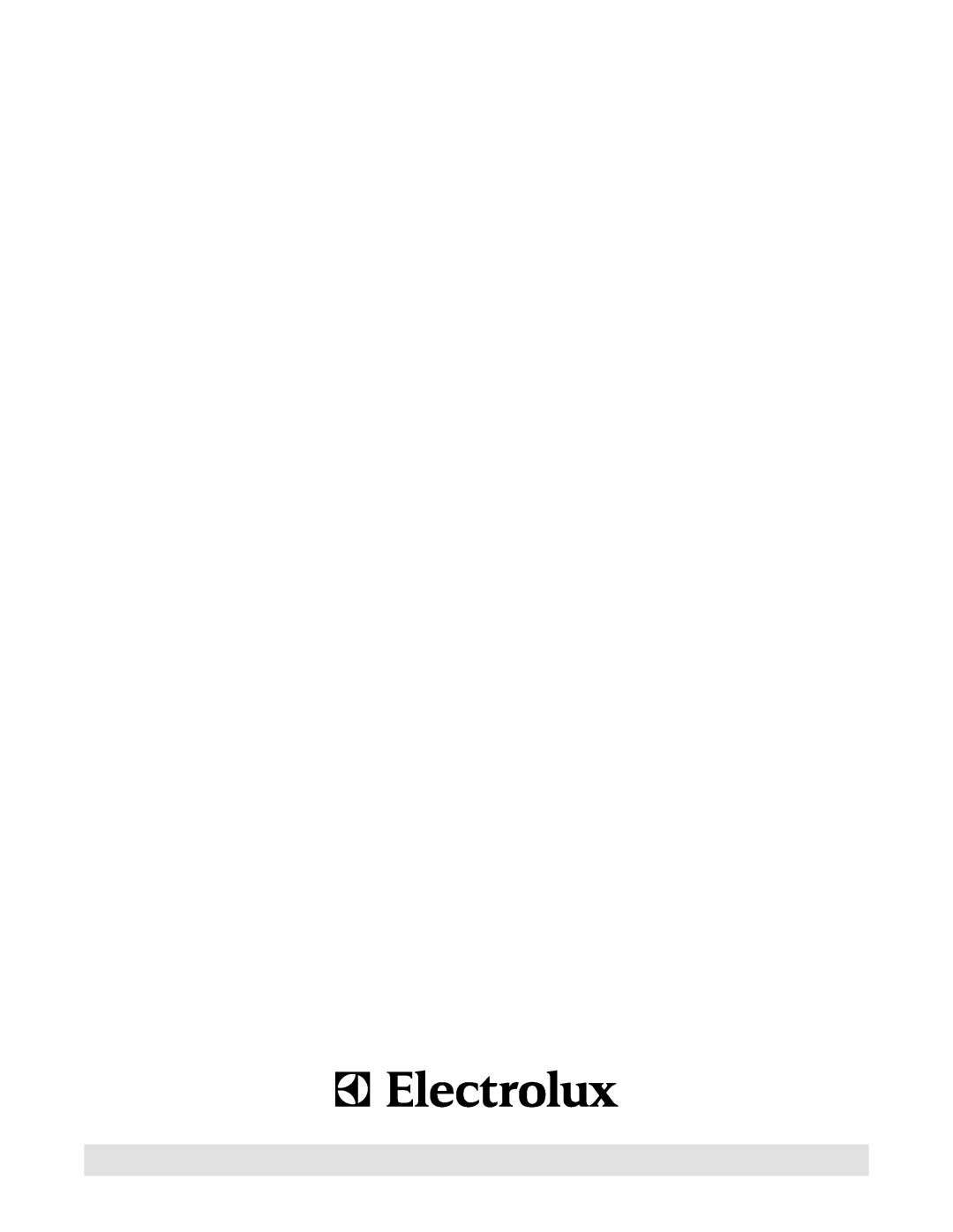 Electrolux 6.75E+11, 2001/05 manual 