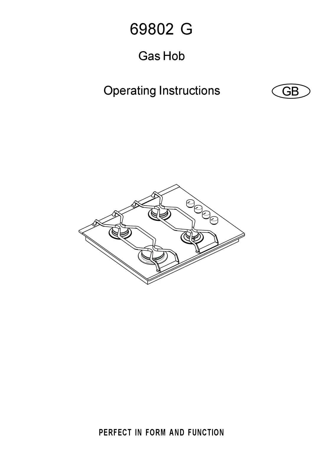 Electrolux 69802 G manual 