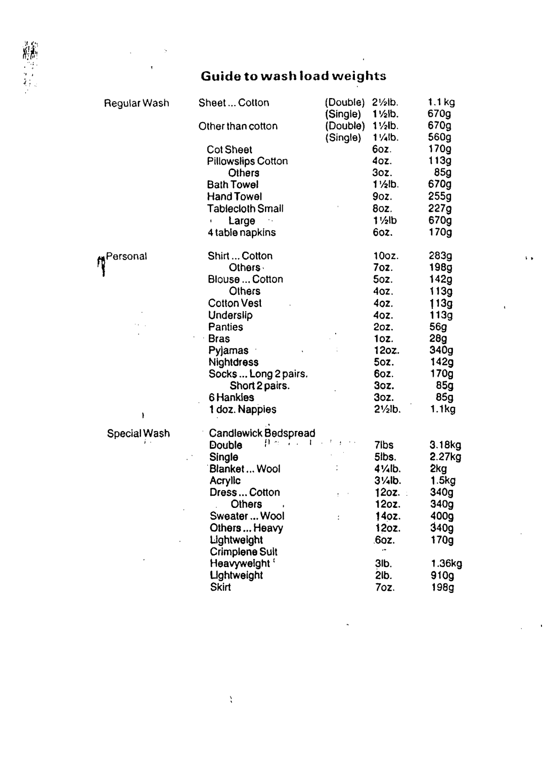 Electrolux 71258 manual 