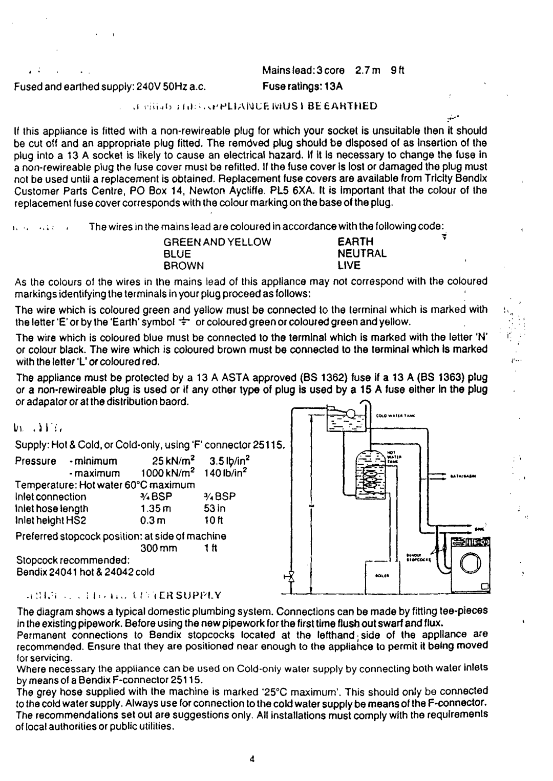 Electrolux 71258 manual 