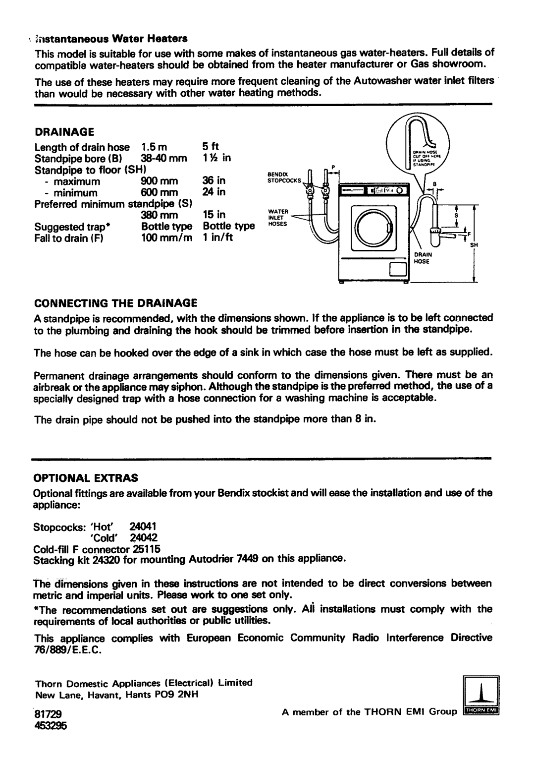 Electrolux 7129 manual 