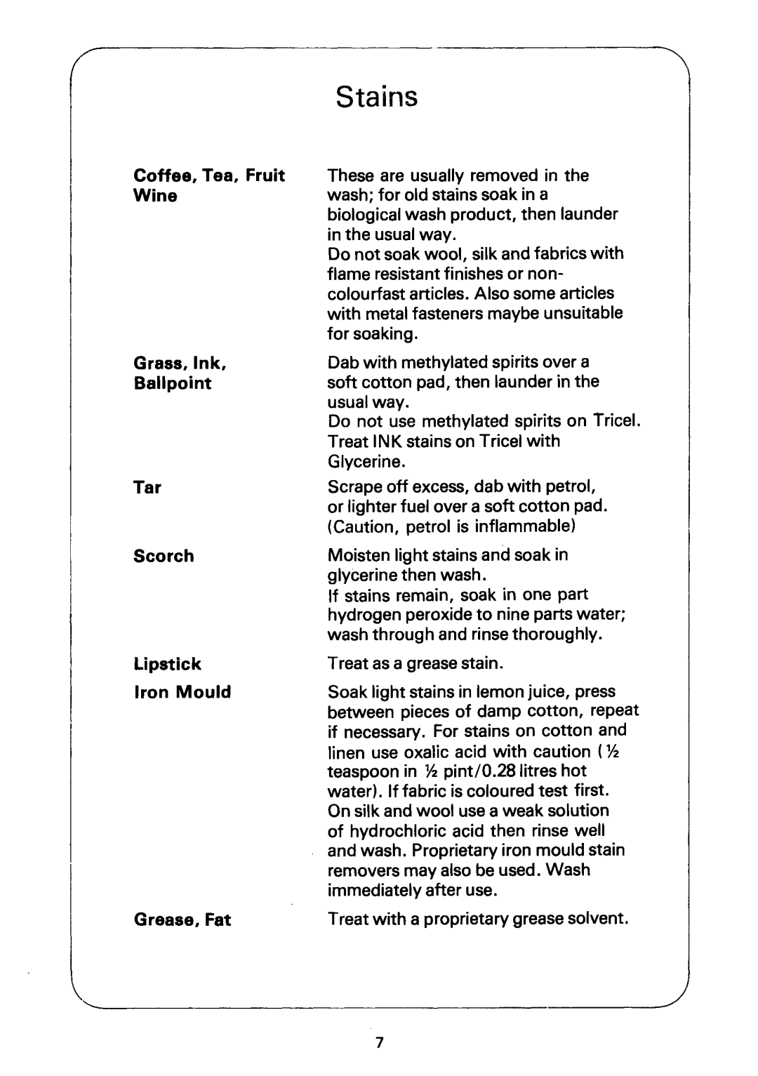 Electrolux 7129 manual 