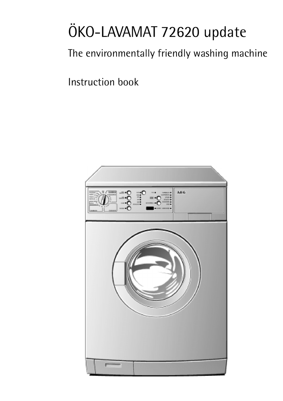 Electrolux manual ÖKO-LAVAMAT 72620 update 