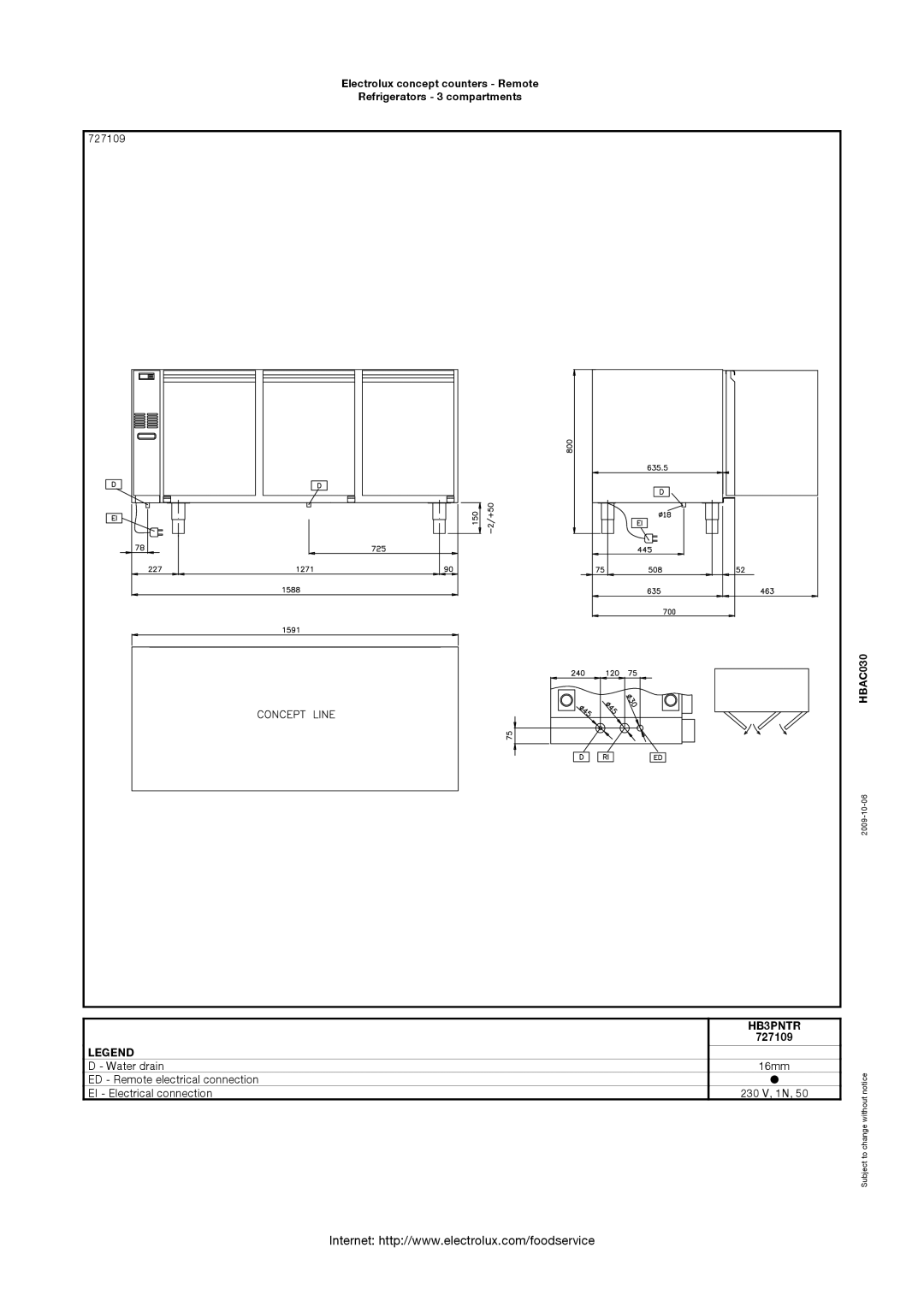 Electrolux 727109, 728296, 728264, 728294, 728295, HB2P2CR, HB1P4CR, HB3PNTR, HB3PR, HB6CR manual 