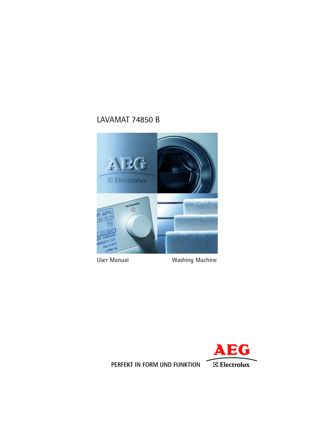 Electrolux user manual Lavamat 74850 B 