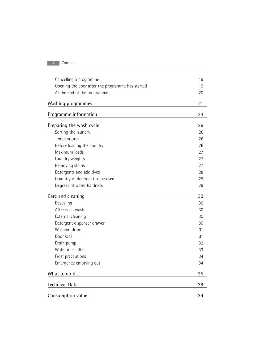 Electrolux 74850 B user manual What to do if Technical Data Consumption value 