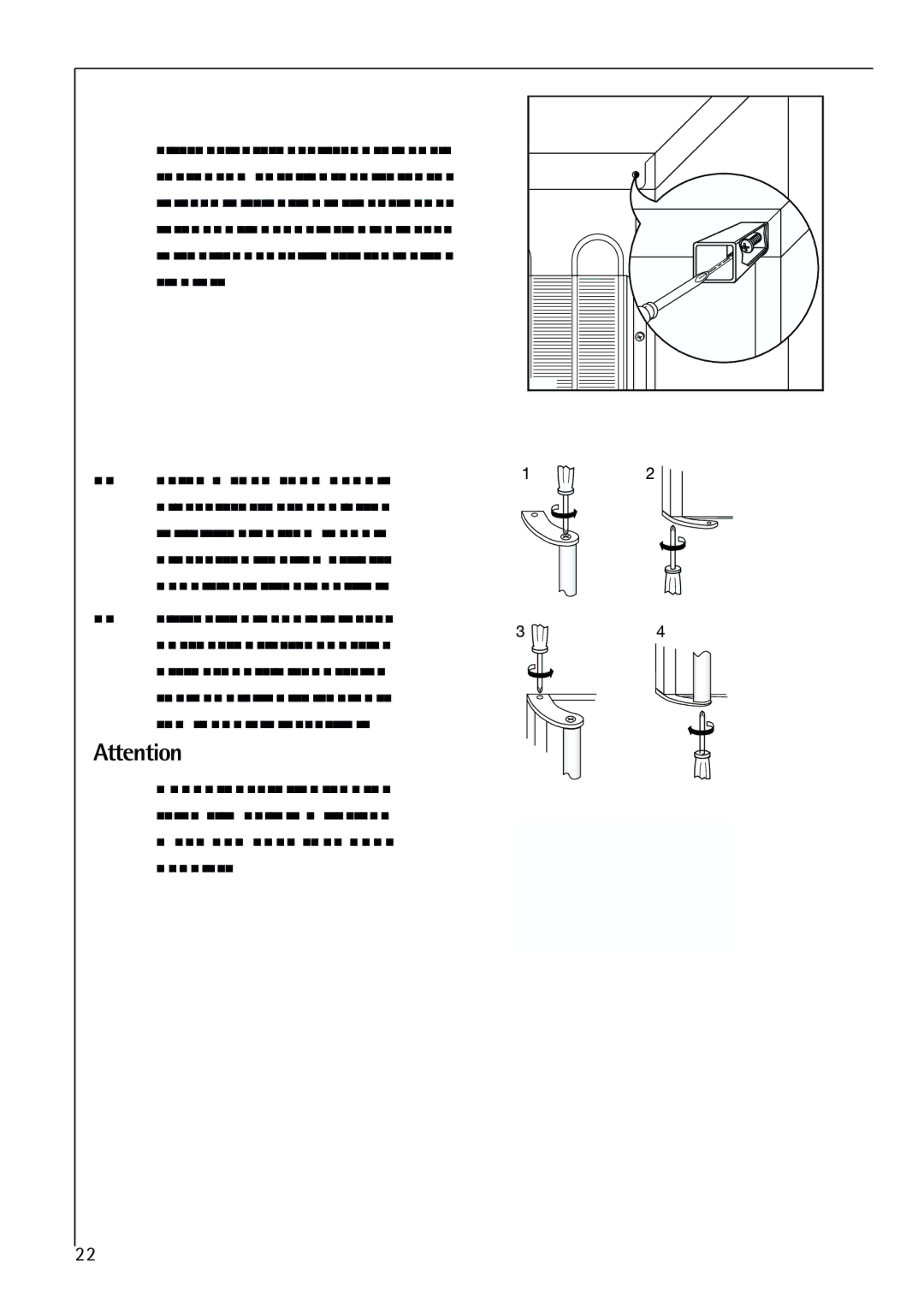 Electrolux 75428-1 DT user manual Fitting the Door Handles, Rear spacers 