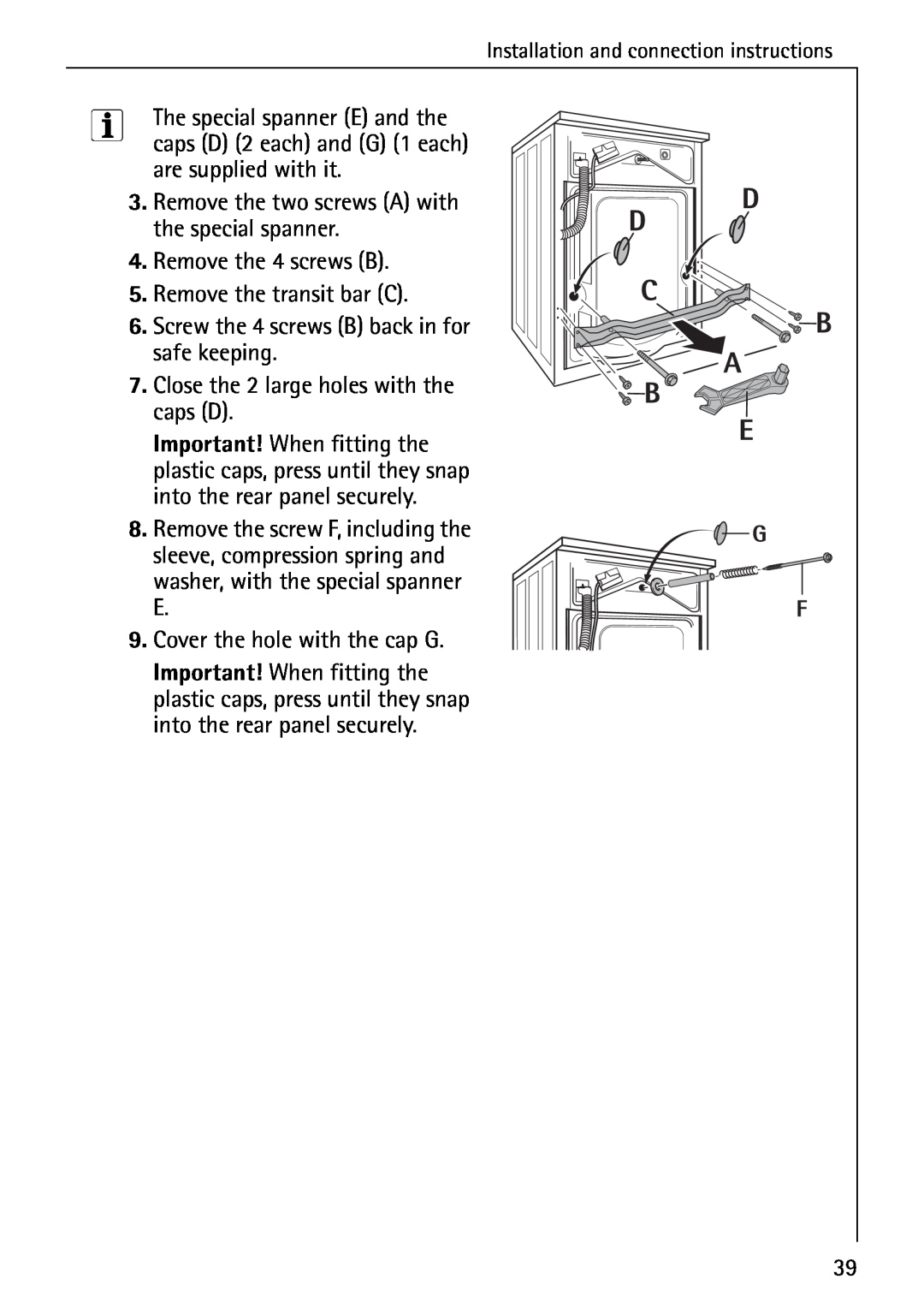 Electrolux 76639 manual are supplied with it 