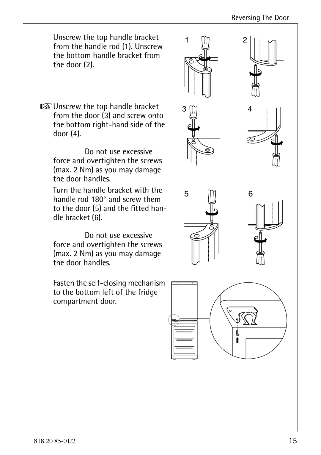 Electrolux operating instructions 818 20 85-01/2 