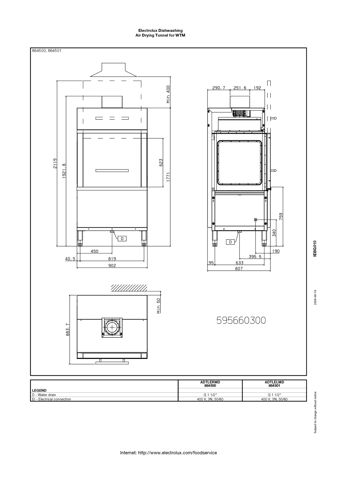 Electrolux 864511, 864510, ADTERMD, ADTELMD, 864501, 864515, 864514, ADTLSRMD, ADTLERMD, ADTLELMD manual 864500, Adtlermd Adtlelmd 