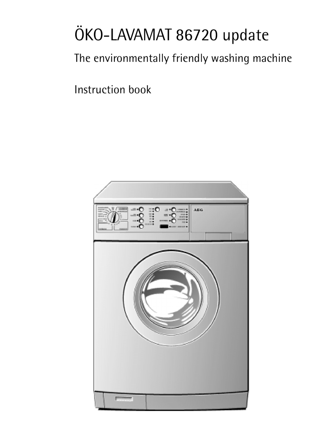 Electrolux manual ÖKO-LAVAMAT 86720 update 