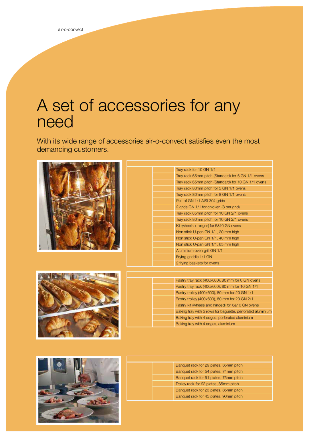 Electrolux 922073, 922016, 922070, 881007 manual Set of accessories for any need, Baking 922065 