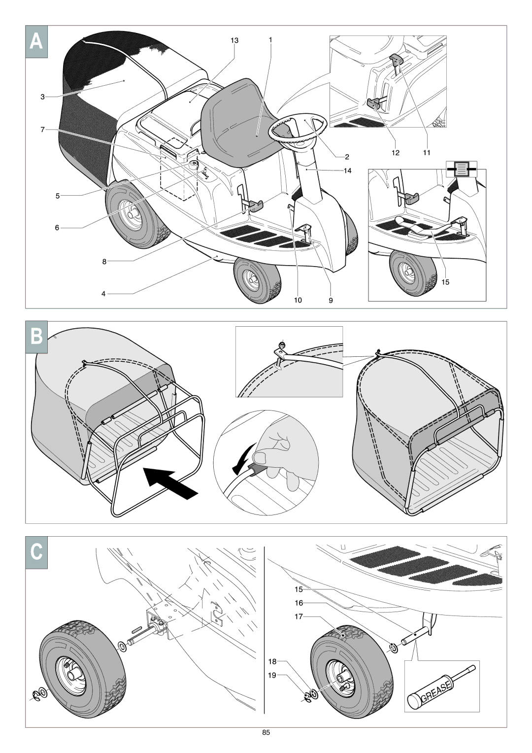 Electrolux 95387831900, 125H instruction manual 