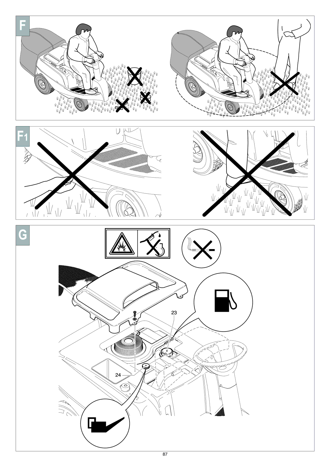 Electrolux 95387831900, 125H instruction manual 