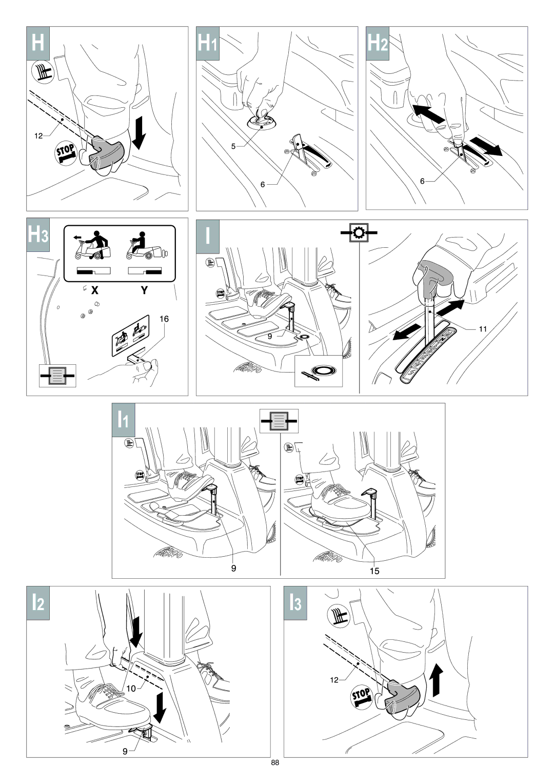 Electrolux 125H, 95387831900 instruction manual H1H2 