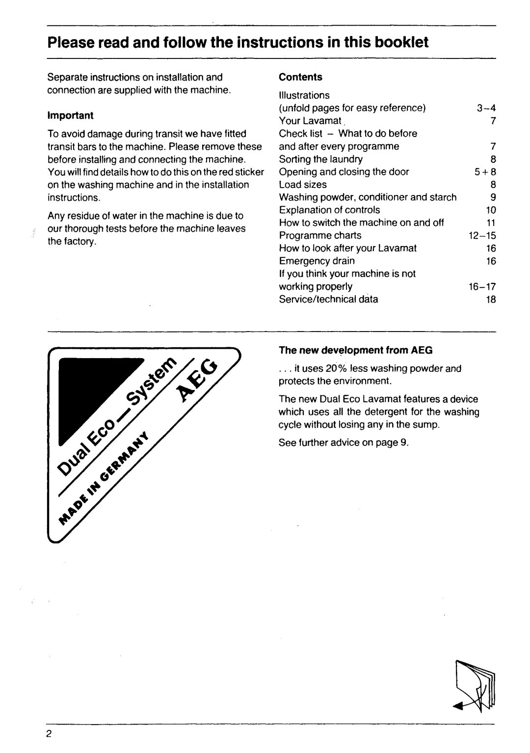 Electrolux 970 manual 