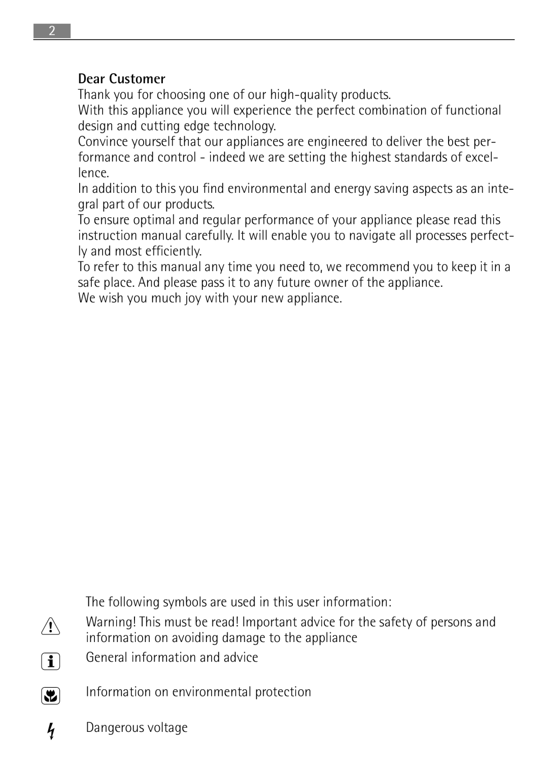 Electrolux 98001 KF SN user manual 