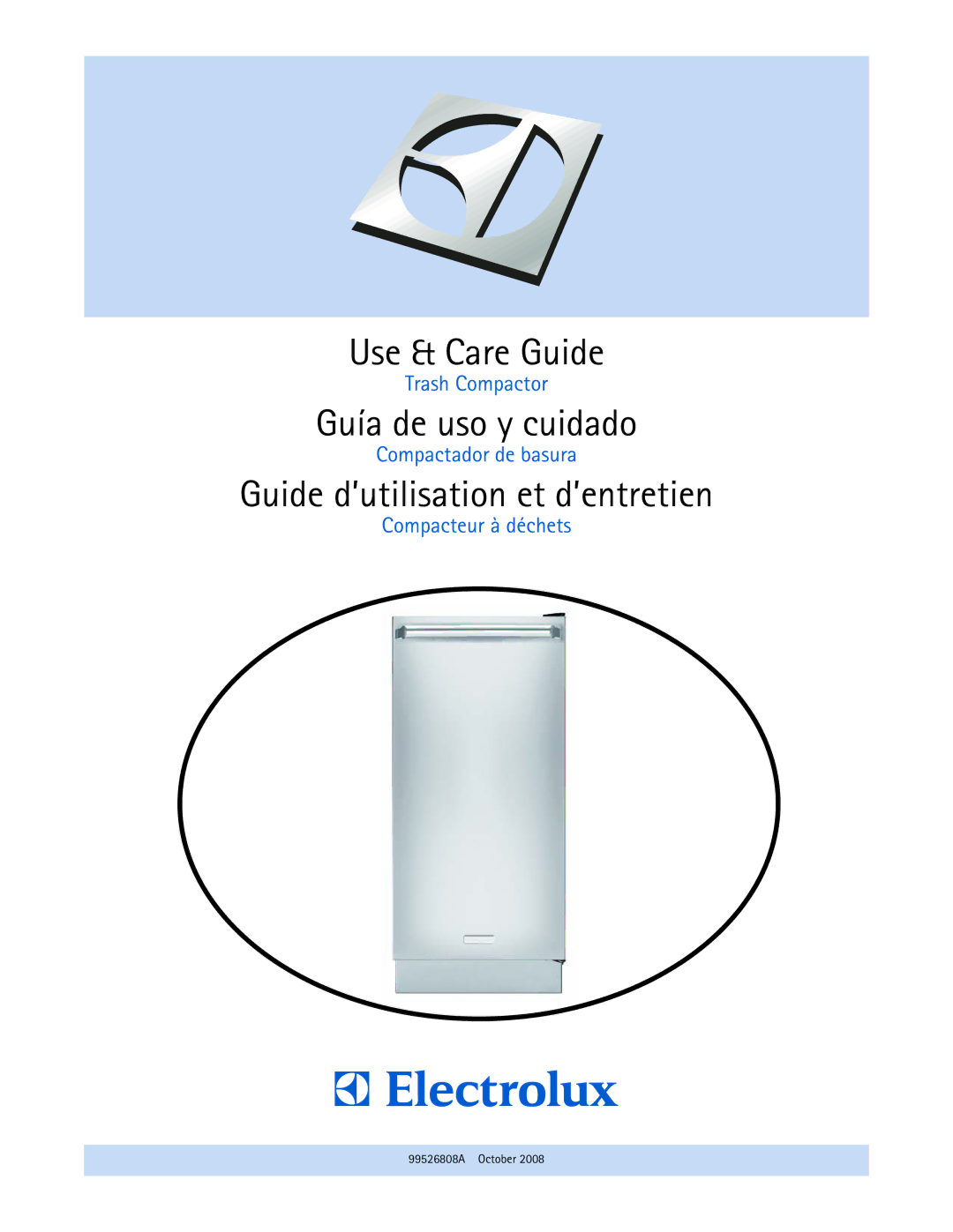 Electrolux E15TC75HPS, 99526808A manual Use & Care Guide, Guía de uso y cuidado, Guide d’utilisation et d’entretien 