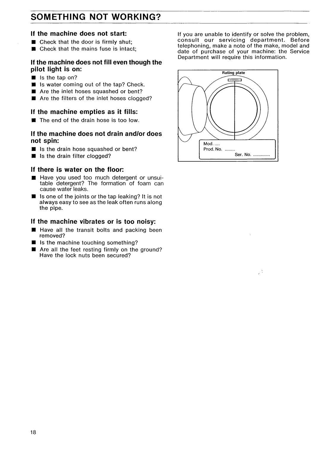 Electrolux AW 410 manual 