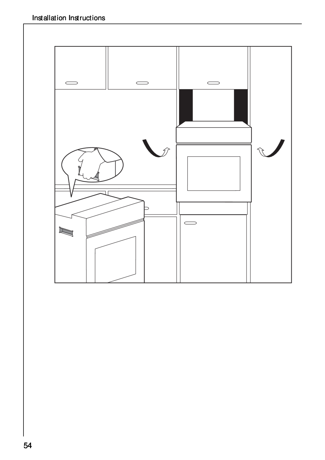 Electrolux B 4100 manual Installation Instructions 