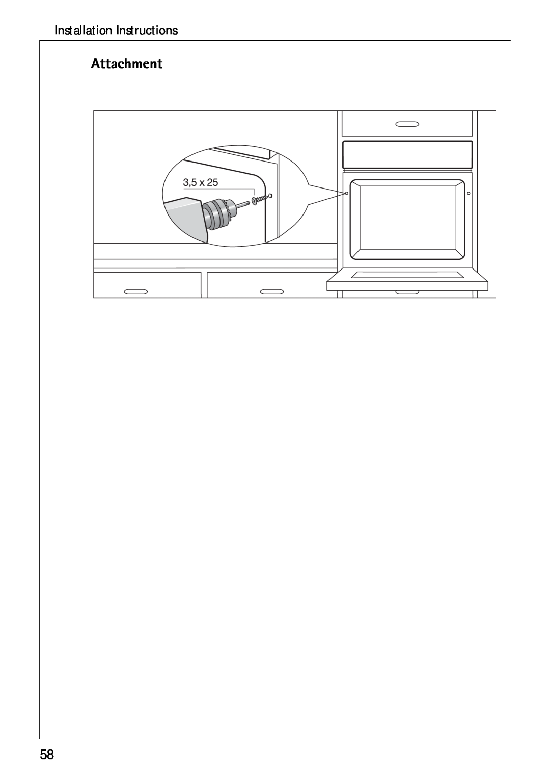Electrolux B 4100 manual Installation Instructions, Attachment 
