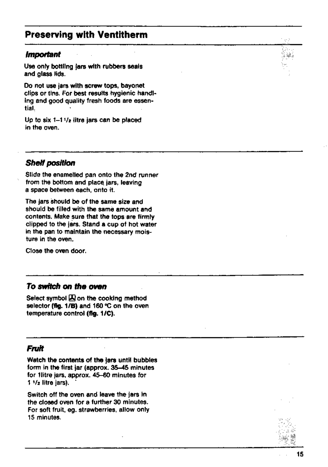 Electrolux B 60 LFV manual 