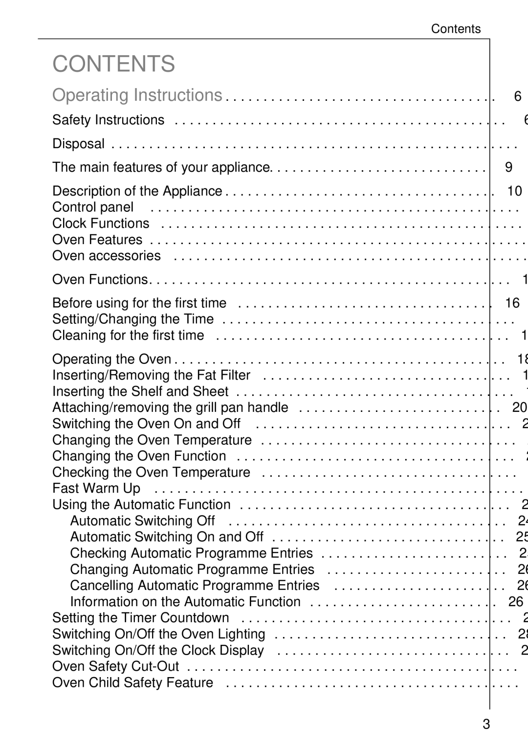 Electrolux B 81005 manual Contents 