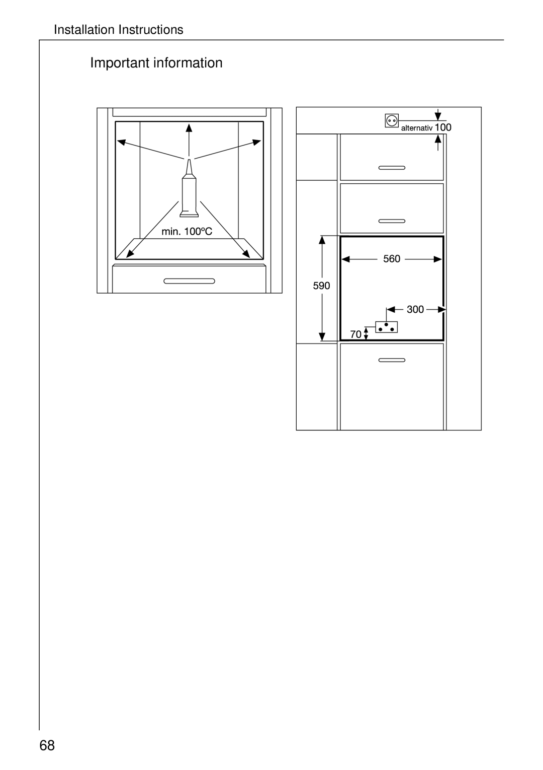 Electrolux B 81005 manual Important information 