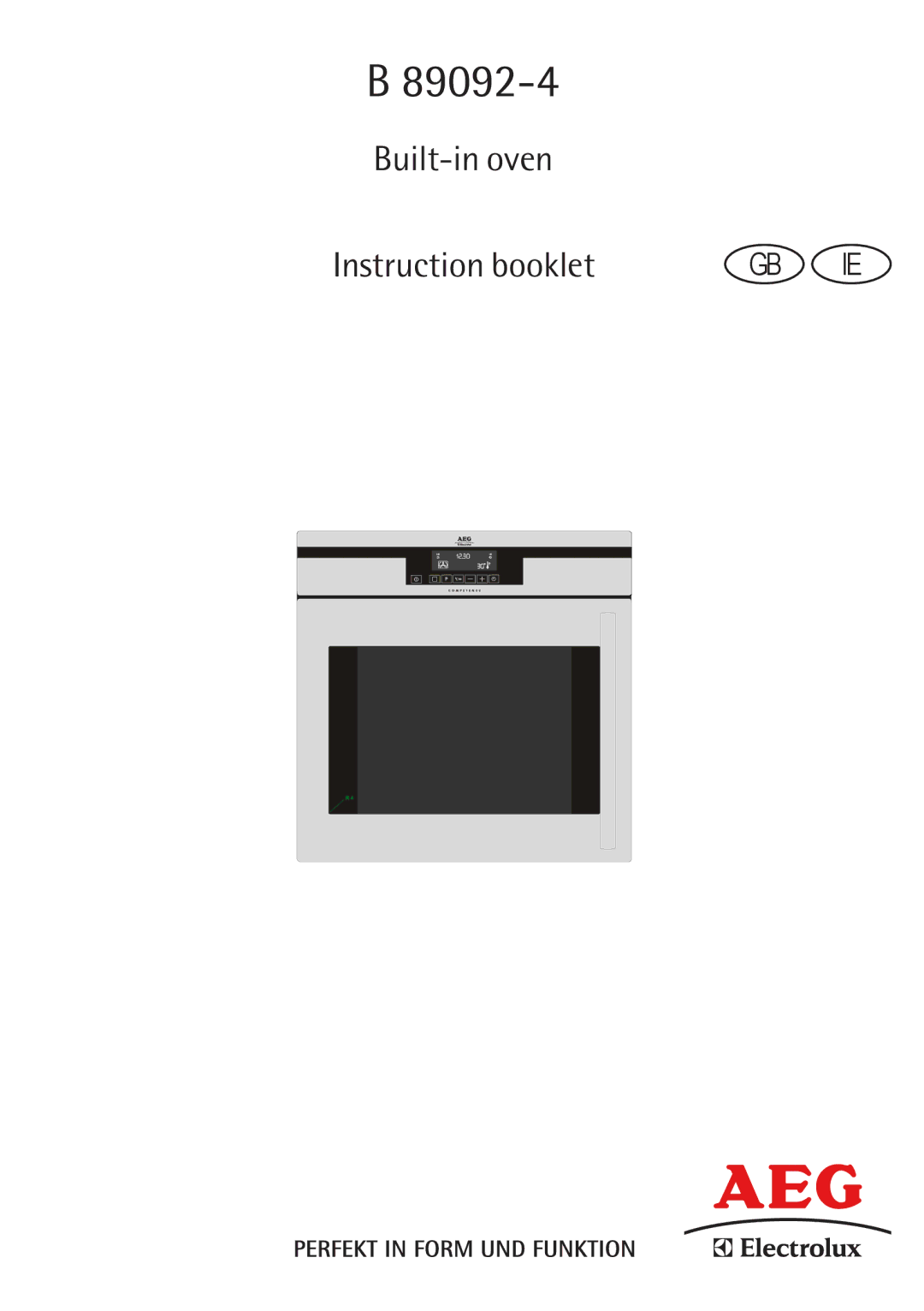 Electrolux B 89092-4 manual 