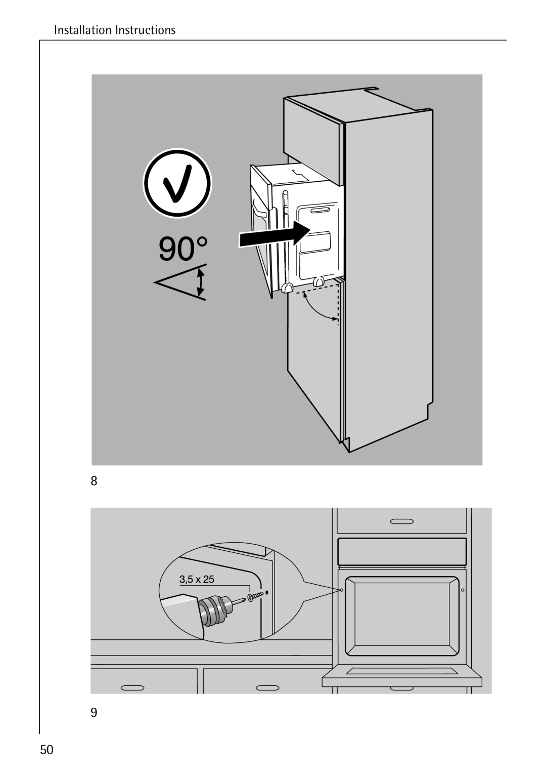 Electrolux B1180-1 manual Installation Instructions 