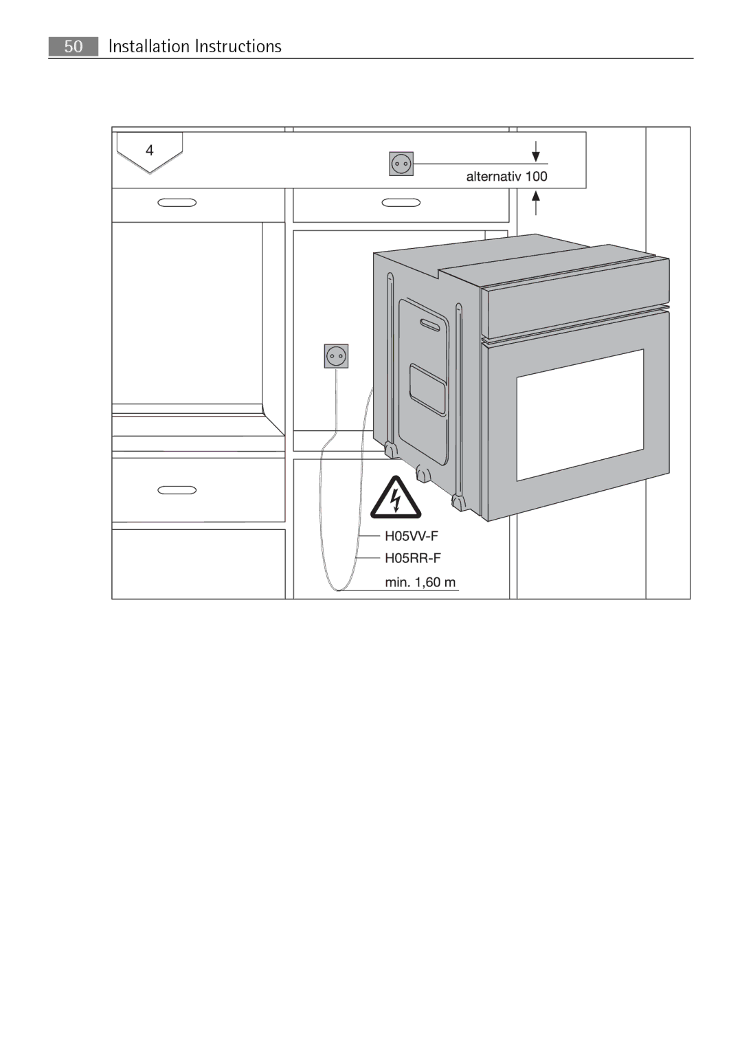 Electrolux B3101-5 user manual Installation Instructions 