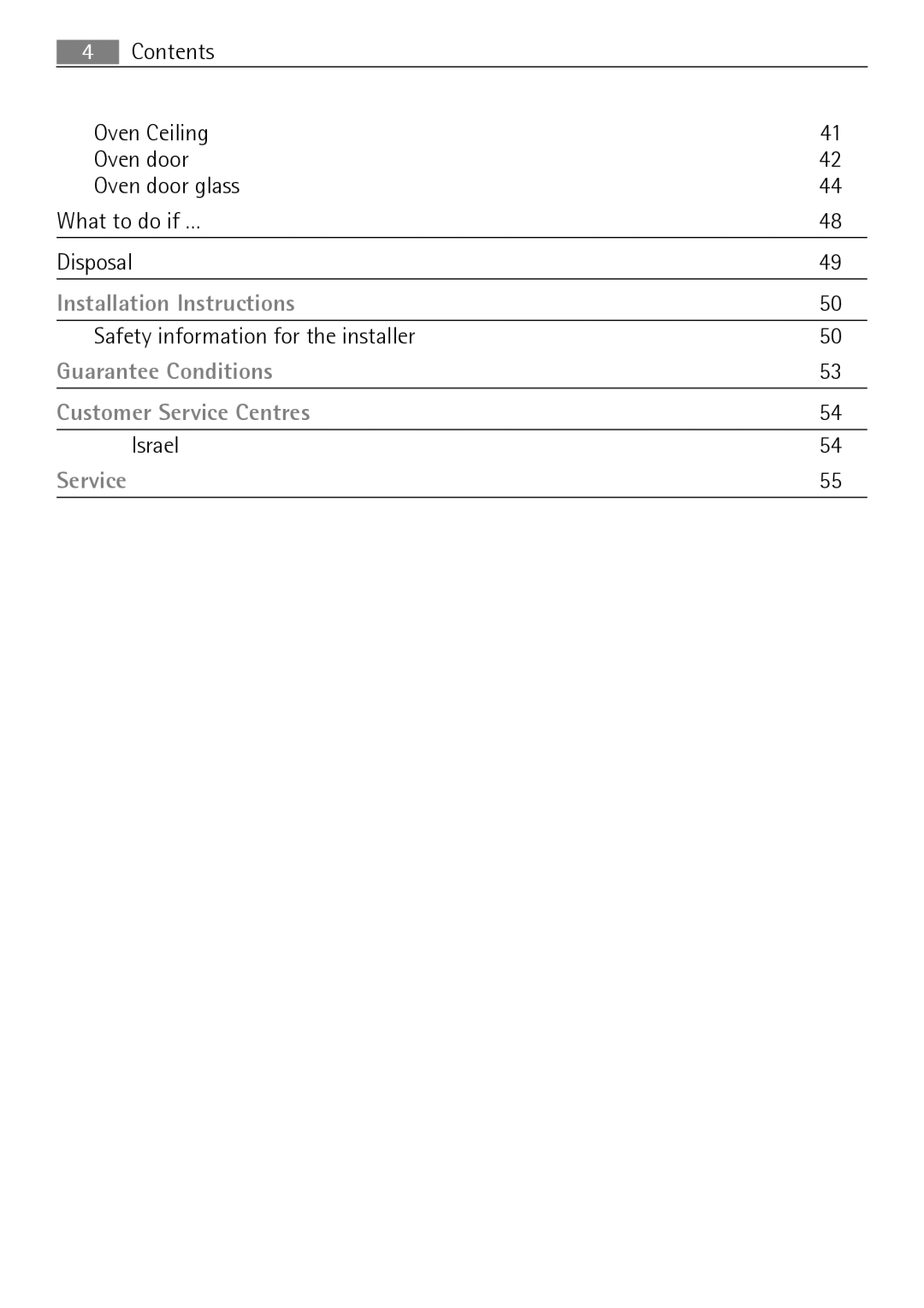 Electrolux B3150-5 user manual Installation Instructions 