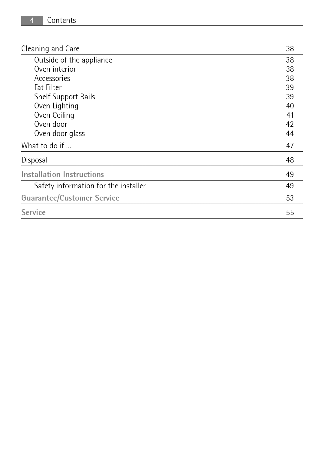 Electrolux B41012-5 user manual Installation Instructions 