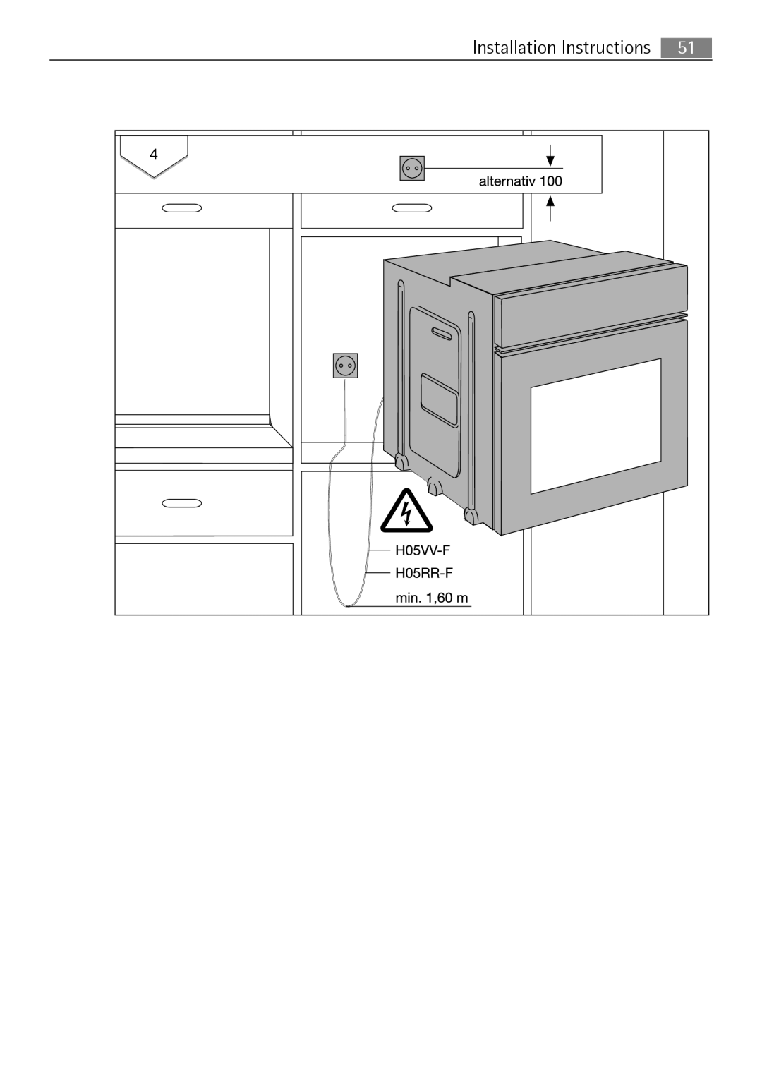 Electrolux B41012-5 user manual Installation Instructions 