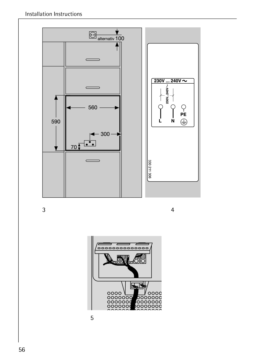 Electrolux B4140-1 manual Installation Instructions 